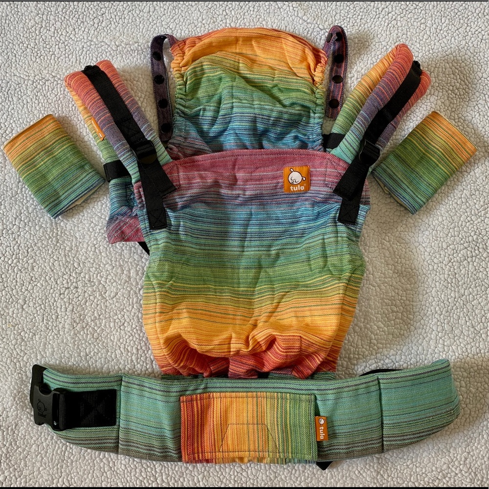 EUC Tula FTG WC Girasol Lane CDN Weft w/drool pads